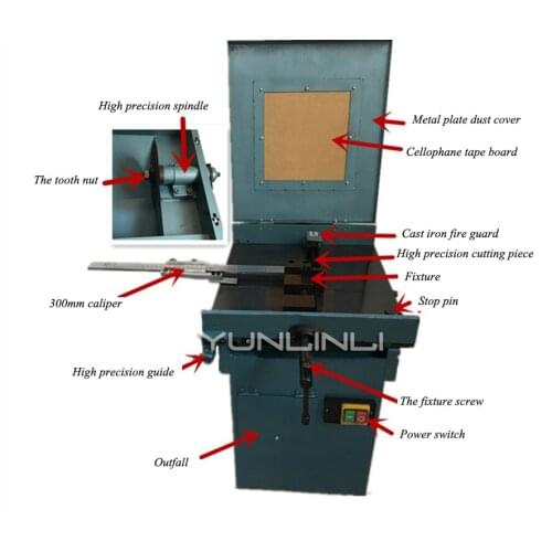 High Precision Thimble Cutting Machine High Speed Die Cutting Machine For Steel And Aluminum Round Rod Cutting ZY-100