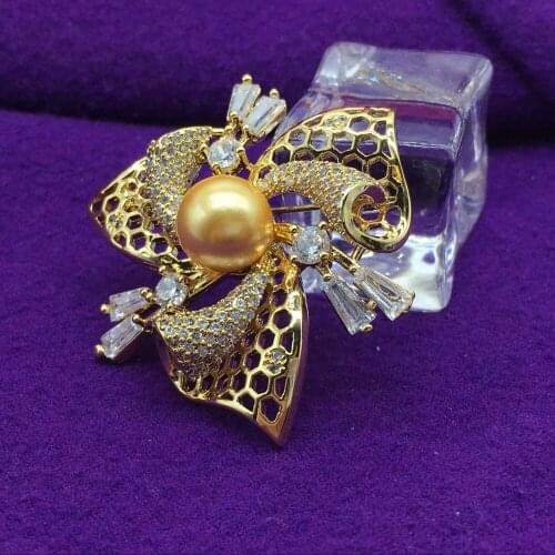 Zircon white beautiful windmill brooch zircon brooch shop women 's men' s jewelry Send trinkets