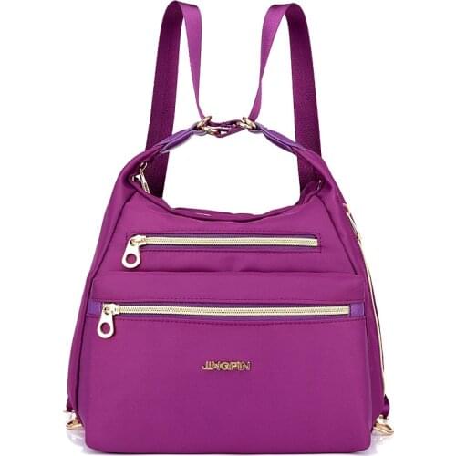 Ladies Large Capacity Waterproof Shoulder Bag Travel Shoulder Bags Feminina Nylon Crossbody Backpack Bag Casual Handbag