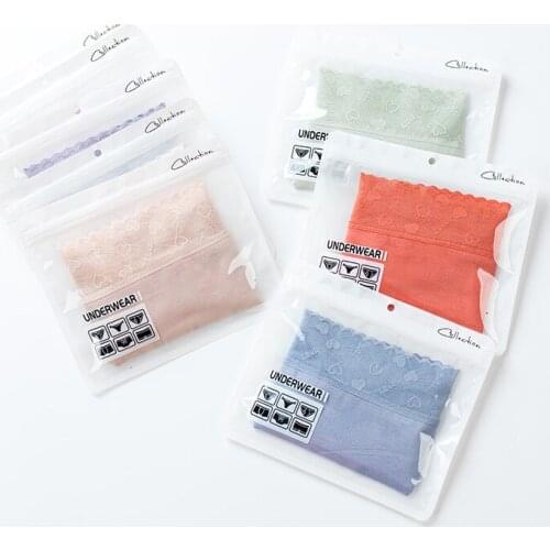 Womens Underpants Soft Cotton Panties Girls Solid Color Briefs Striped Panty Sexy Lingerie Female Underwear