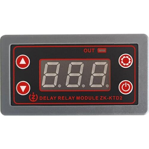 ZK-KTD2 trigger cycle timing delay relay module DC5-30V