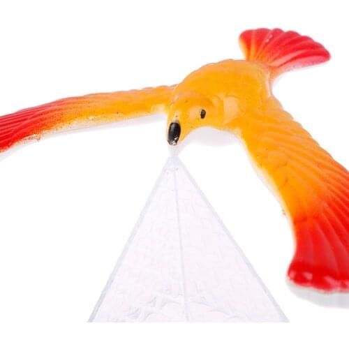 1Set Balancing bird + pyramid magic physics science enlightenment kid toy gifts