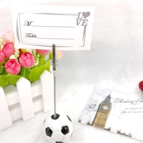 12PCS Sport Party Accessories Football Place Card Holder Soccer Card Holders Unique Wedding Table Decoration Favors