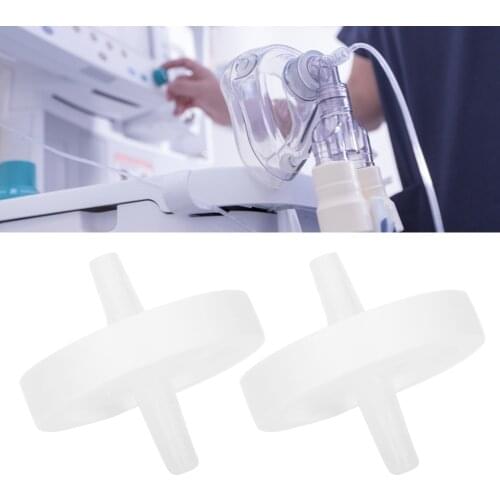 2pcs Oxygen Generator Micro Disk Filter Sputum Suction Machine Replacement Filter Oxygen Machine Accessories Medical Filter