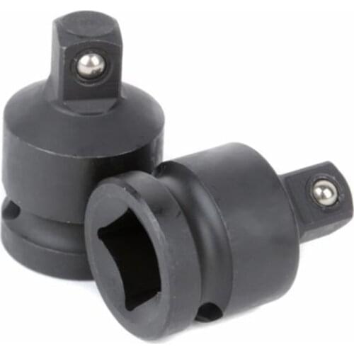 2x 1/2 To 3/8 Pneumatic Air Impact Sleeve Socket Step Down Adapter Reducers Set