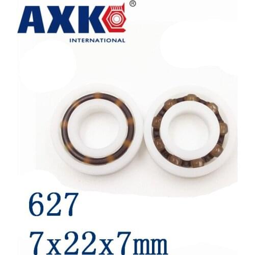 2021 Promotion Top Fashion Rodamientos Axk 627 Pom (10pcs) Plastic Ball Bearings 7x22x7mm Glass Balls 7*22*7mm