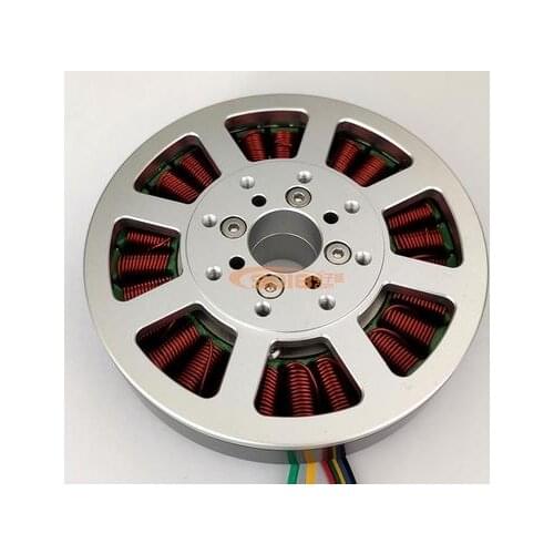 Bungee 400W large hollow shaft ultra low speed disc DC brushless motor motor Flat thin Multipole with Hall