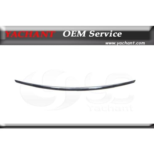 Car-Styling Carbon Fiber Front Lip 1Pc Fit For 2015-2017 MB C217 S63 Coupe OEM Style Trunk Garnish