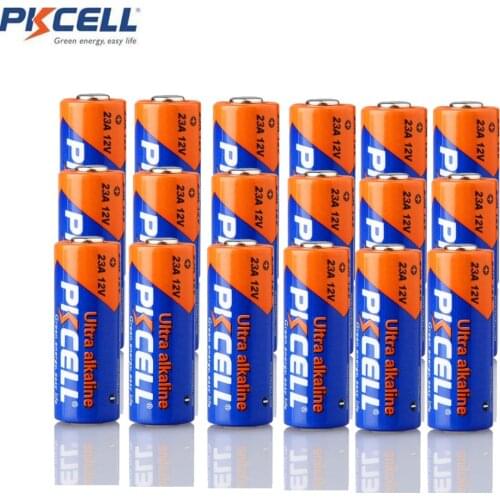 24Pcs 23A 12V PKCELL Battery 105h Capacity Super Alkaline Dry Batteries For Doorbell Alarm Remote Control