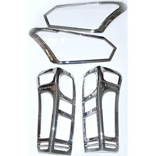 FREE SHIPING for D-MAX accessory Full set DMAX accessories complete set for 2016-2018 D-MAX SILVER cover