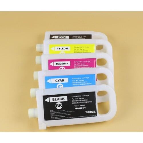 Refill Ink cartridges for Canon IPF830 IPF840 IPF850 empty ink tanks with PFI 307 chips