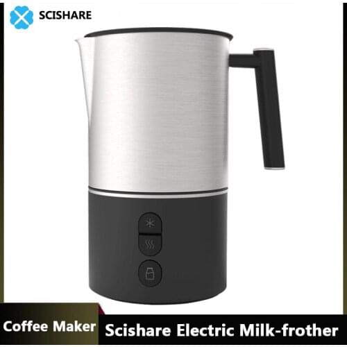 Scishare Electric Milk-frother Cappuccino-shaker Steamer Jugs Machine Pitcher Automatic Foamer Stainless Coffee Maker