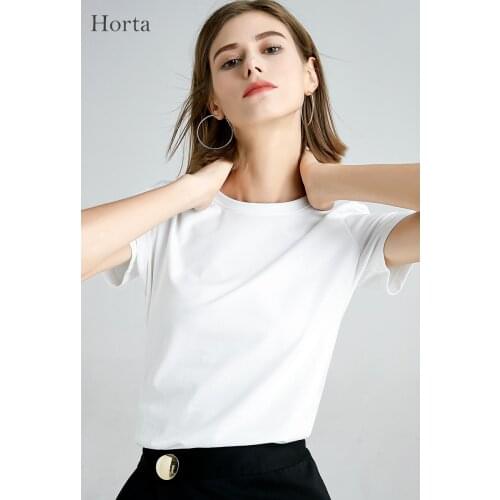 Женские однотонные футболки Horta China At AliExpress