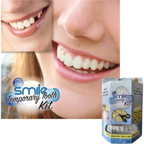 Temporary Dental Stickers Tooth Replace Missing Tooth Fake Teeth Beauty Veneers Teeth False Teeth Cosmetic Denture Teeth