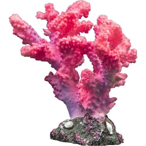 Artificial Coral Fake Coral Ornament Aquarium Decoration Polyresin Simulation Coral for Fish Tank Decorations Home Decor