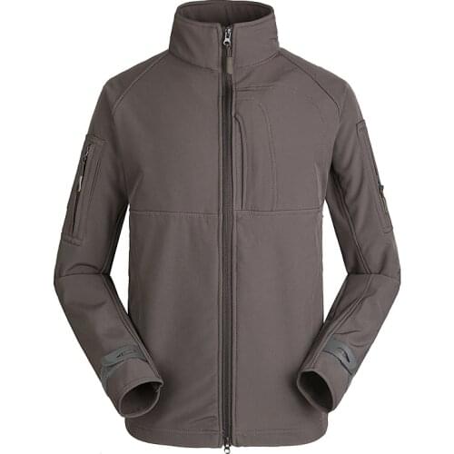 Spring Autumn Men Outdoor Sports Thermal Windproof Fleece Coat Male Winter Hiking Camping Wterproof Warm Thick Camouflage Jacket