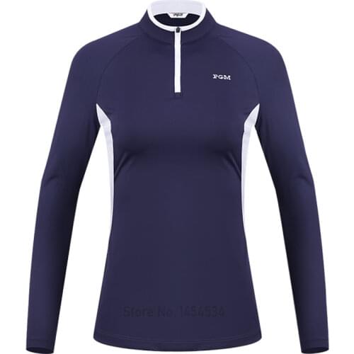 Lady Long Sleeved Tops T-shirt Spring Summer Womens Zipper Golf Shirt Clothes TT Design Apparel Female Tennis Shirt Sportswear