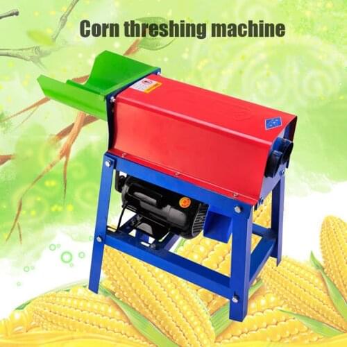 Small Household Electric Maize Sheller Farm Corn Thresher Sheller Machine Corn Stripper Machine 220V 1PC