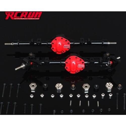 Rcrun model car climbing rock cralwer car axail d90 m6 metal axle for RC4WD land rover D90 Gelande II g2 RC car parts toys