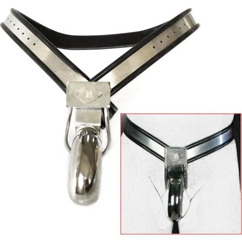 Male Chastity Belt Cock Cage Cbt BDSM Bondage Stainless Steel Metal Chastity Lock Panties Sex Toys For Men Underwear Adult Toy