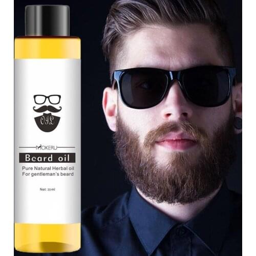 Natural Organic Thick Anti-flaking Beard Care Oil Lasting Moisturizing Beauty Beard Growth Spray 30ml Beard Oil