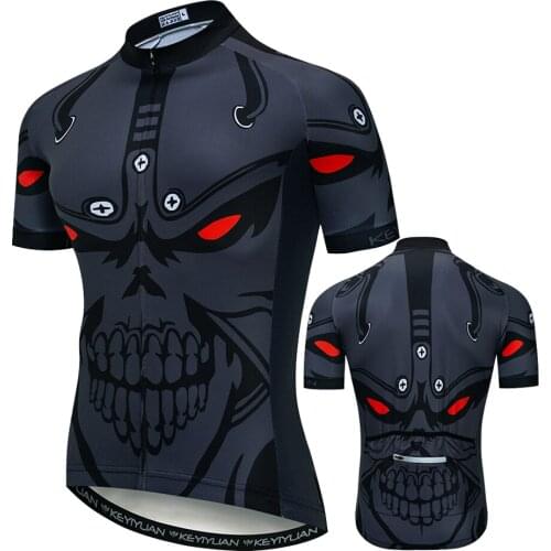 KEYIYUAN 2021 New Mens Triathlon Cycling Jersey Skeleton Cycling Shirt Short Sleeve Maglia Ciclismo Bisiklet Forması Moletom