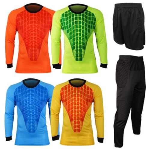 New football soccer doorkeeper goalkeeper jerseys sets long sleeve tops & pants trousers hot wholesales