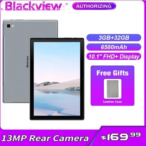 Blackview Tab 8E 3GB+32GB 10.1'' Android 10.0 Dual 4G Phone Call Tablet PC 6580mAh 10.1inch 13MP Camera Tablets Phone