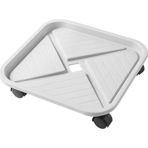 4 Sizes Movable Plant Flower Pot Stand With Casters Wheels Drainable Planter Pot Holder Tray 360 Rotating Gardening Diplomatic