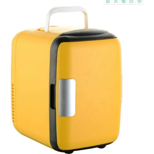 4L Car Refrigerator Car Dual-use Mini Portable Refrigeration Heating Breast Milk Cosmetics Student Dormitory Heating