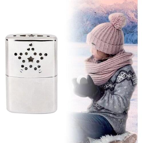 Portable Fuel Hand Warmer Reusable Standard Pocket Handy Hand Warmers Head for Outdoor Hunting Fishing
