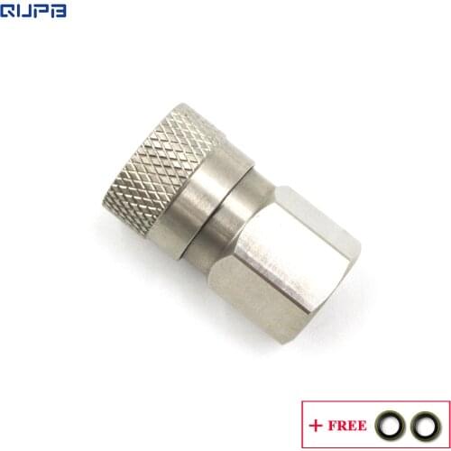QUPB Pcp Airforce Quick Disconnect 1/8 Inch BSPP Female Thread Stainless Steel PTQ002