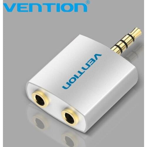 Vention 3.5mm Audio Cable Splitter Universal 1 Male to 2 Female For Audio Earphone Splitter Cable Double Jack Headphone Splitter