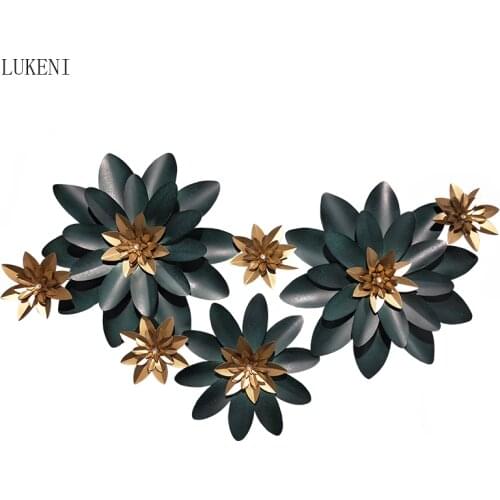 Nordic Wall Decorations Fashion Wrought Iron Three-dimensional Wall Decorations Modern Room Background Wall Decoration Pendants