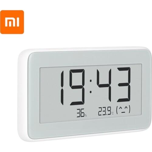 Xiaomi Mijia Smart Electric Thermometer BT4.0 Wireless Digital Clock Indoor Hygrometer Thermometer Smart Phone Mijia APP Control