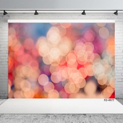 Flare Bokeh Photo Background Customized Photocall Backdrop for Children Birthday Party Baby Shower Photoshoot Photography Props