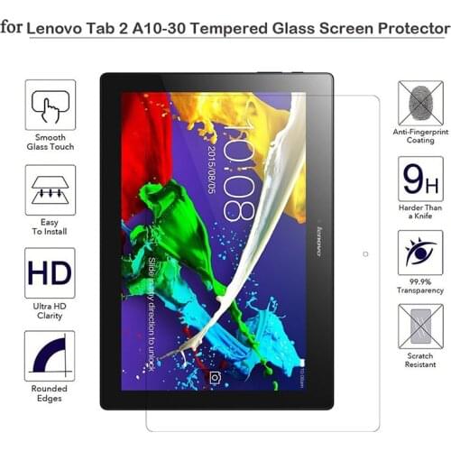 Screen Protector lenovo tab 2 A10-70 Tempered Glass for lenovo tab 2 a10-30 Tablet 10.1 inch Screen Glass tb2-x30l x30 Glass