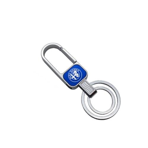 1Pcs metal Keychain Metal Alloy Buckle Waist Car Key Chain Room key ring Key Chain accessories For ALFA ROMEO Mito 147 156 159