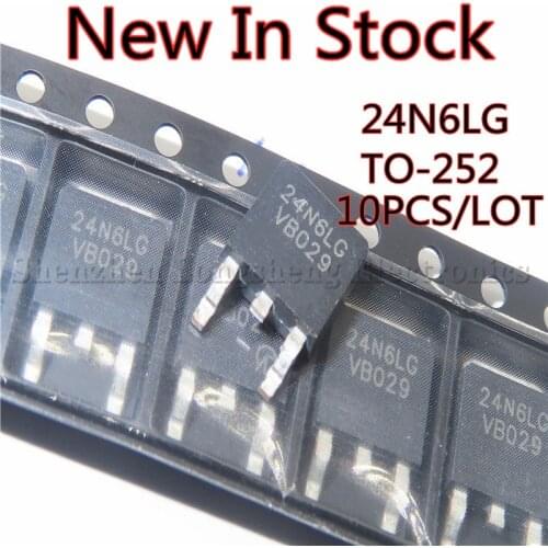 10PCS/LOT 24N6LG NTD24N06LT4G TO-252 Field MOSFET MOSFET N Channel 60V 24A