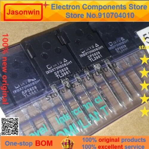 100% nuevo 50 unids/lote original MOSFET IXGX72N60B3H1 IGBT 600V 72A 72N60 TO-247 Transistor