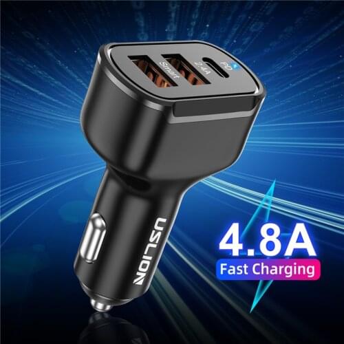 30W PD USB C Car Charger Quick Charge 4.0 3.0 QC4.0 QC3.0 Phone Charger Type C Fast Charging For iPhone 12 Huawei Samsung Xiaomi
