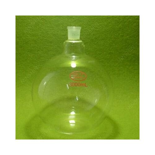 3000ml Boiling Plat Bottom Flask,heavy Wall,single Neck,with 24/29 Joint