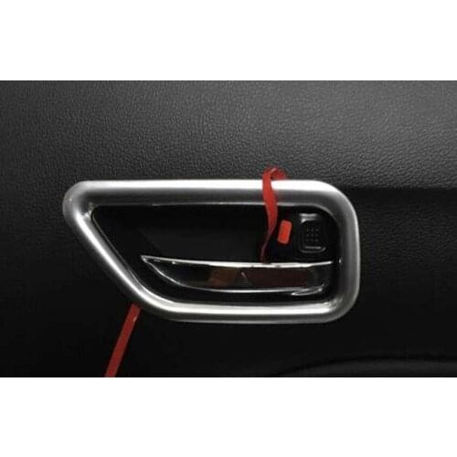 4Pcs/set Car Interior Door Handle Bowl Frame Trim Styling Sticker For Suzuki Vitara 2016 Car-covers ABS