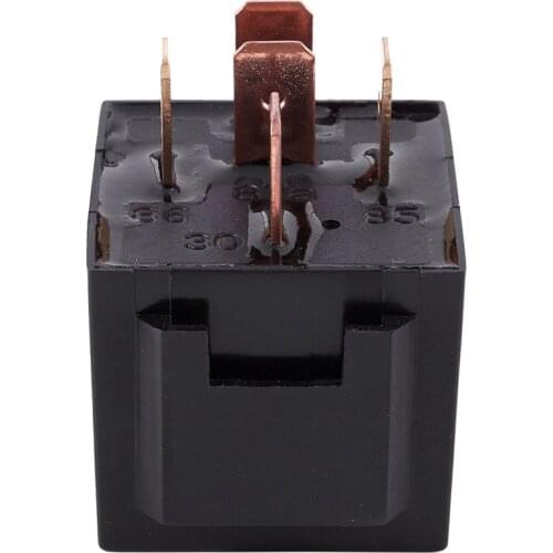 40A DC 12V 5 Pins SPDT Truck Auto Car Alarm Audio Relay JD1914 Black