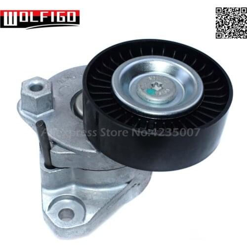 WOLFIGO Car Tensioner Assembly W/ Pulley for 2005-2012 Mercedes 2.5L 3.0L 3.5L 4.6L 4.7L 5.5L A2722000270,534006710,534 0067 10