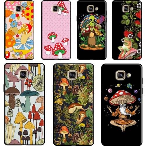 Hippie Mushroom Frog shrooms For Samsung J3 J5 J7 J1 2016 2017 J4 J6 A3 A5 A7 A9 A6 A8 Plus J8 J2 Core 2018 Phone Case