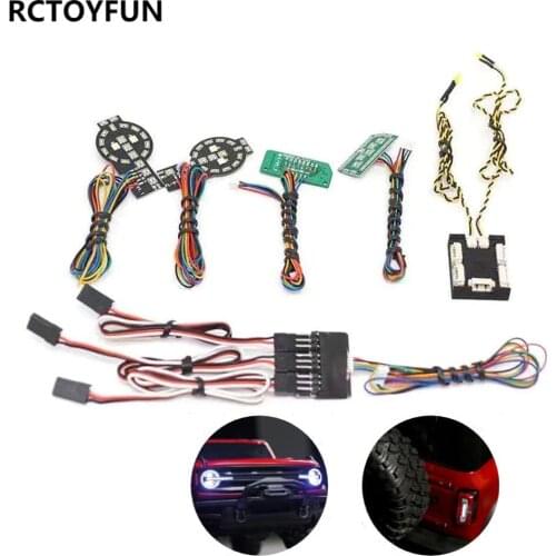 For RC Car 1/10 Traxxas TRX4 TRX-4 Lima Ford Bronco RC Car Shell 1/10 Linkage Light Lamp Kit Replacement Accessories