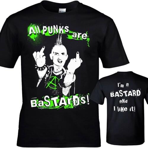 ALL PUNKS ARE BASTARDS T-SHIRT NEU S-XXL Punk Punkrock Anarchie Punkshirt Chaos