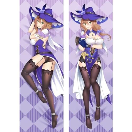Game Genshin Impact LISA Pillow Case Cosplay Dakimakura Hugging Body
