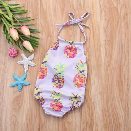 Infant Kids Baby Girl Swimsuit Swimwear Bikini Bathing Beachwear Cute Fashion Cool High Quality Outfits Summer Hot Selling